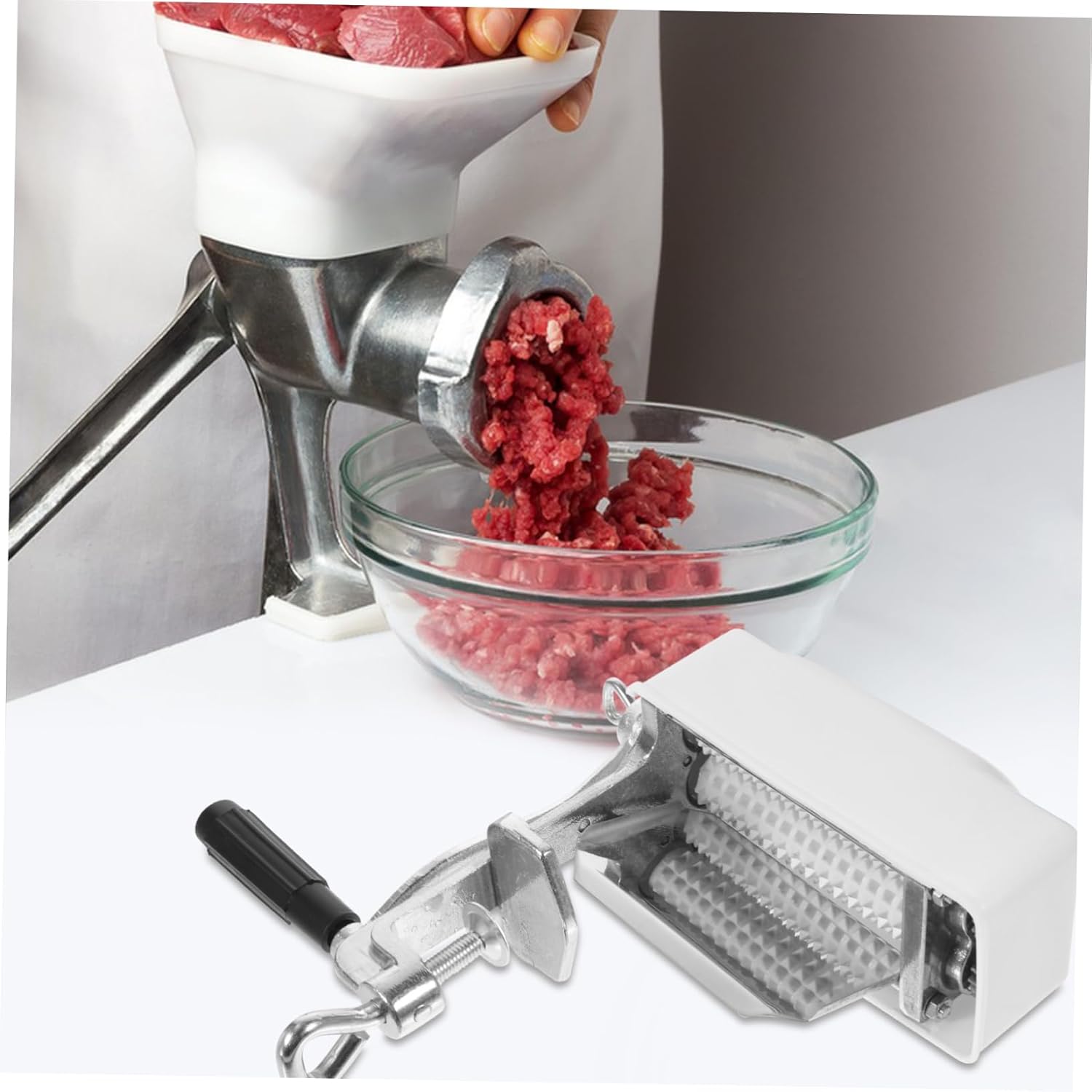 Metal Meat Tenderizer Tool for Steak and Pork Chop Needle Cuber for Enhanced Marinade Absorption Kitchen Essential for Tenderizing Meat
