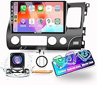 Vista 7 de Para Honda Civic 2006-2011 LHD Quad Core 2G+64G CarPlay Android Navegación Automática Android Estéreo GPS Radio Reverse Cámara Pantalla 10 "IPS