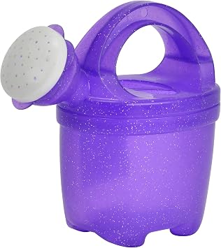 Simba 107101668 Sandbox Toy, Small Watering can with Glitter, Assorted, 16 cm