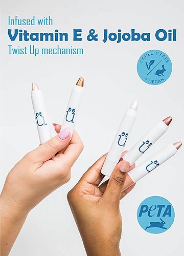 Miniatura 2 de M2U NYC Lápiz de sombra de ojos, barra de sombra de ojos, lápiz de sombra de ojos en crema brillante, iluminador de ojos, maquillaje profesional y