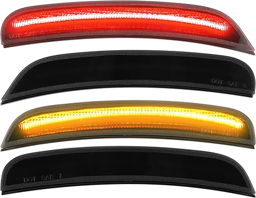 Luz de marcador lateral LED 68214405AA 68214404AA 68214127AA Luces direccionales delanteras y traseras Lámparas de marcador lateral para Dodge