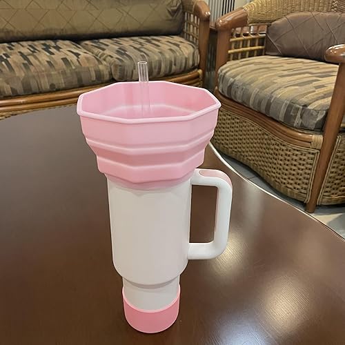 Miniatura 7 de Kriklar Stanley Cup - Tazón plegable para vaso Stanley de 40 onzas con asa, contenedor reutilizable para aperitivos, botella, accesorios para vasos