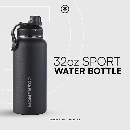 Miniatura 3 de Tapa de boquilla para botella de agua deportiva, diseño deportivo a prueba, acero inoxidable aislado al vacío, boca ancha, doble pared, tecnología