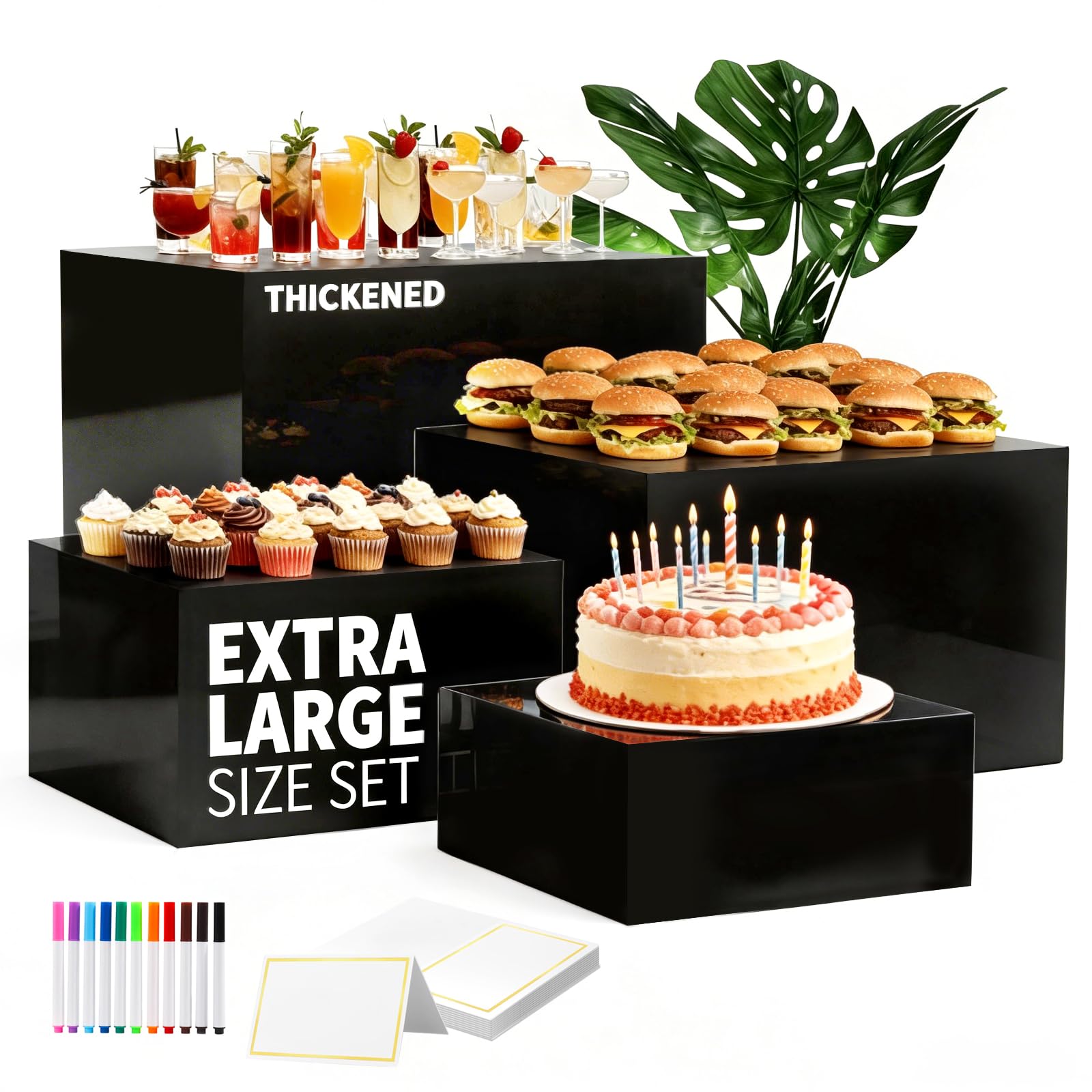 Photo 1 of DRKSBESTO 4-Piece Acrylic Riser Set