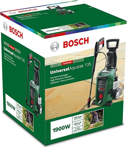 Bosch limpiadora de Alta presión UniversalAquatak 135 (1900 W, presión: 135 Bar, caudal máx.: 410 l/h, en Caja) - 8