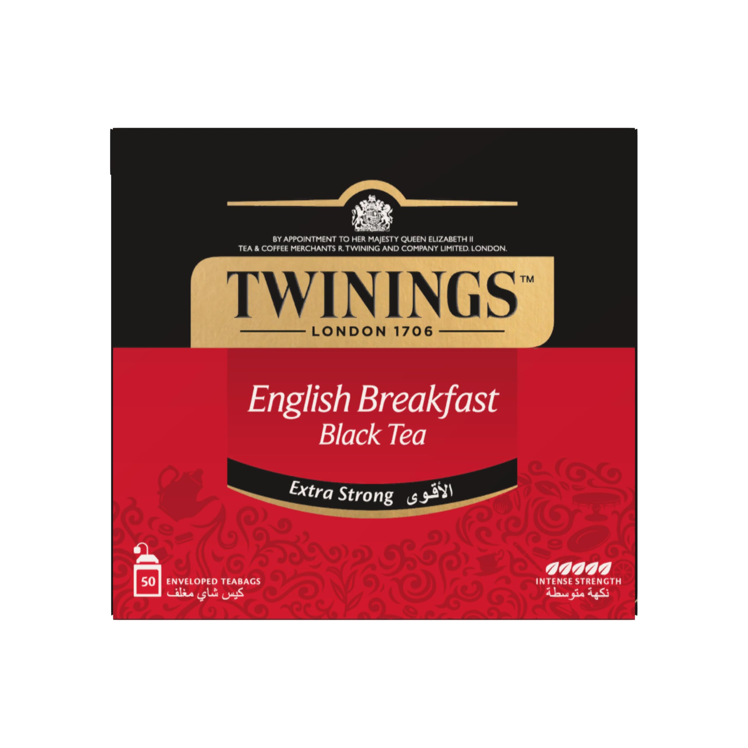 English Breakfast Extra Strong Black Tea 50 Bags