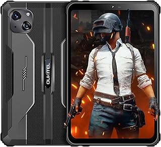 OUKITEL Tablet 8 Inch RT3 Rugged Tablet Android 12 IP68/IP69K 5150mAh,4GB(Expandable to 7GB)+64GB TF-1TB Mini Tablets Dual Sim 4G,16MP+8MP Camera Unlocked Tab,Face ID