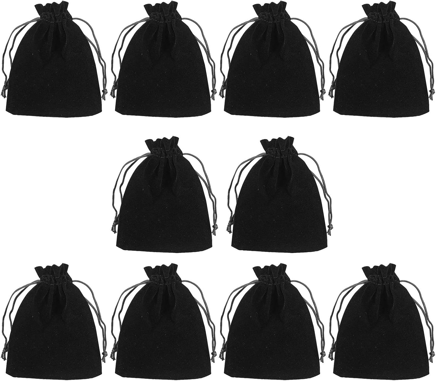 10 Pcs Portable Dices Bags Velvets Drawstring Bag Jewelry Storage Christams Tarot Rune Bag Small