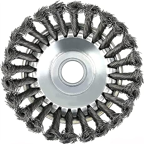 Trim Boss Lawn Mower Head - 6/8 Inch Steel Wire Brush Cutter Trimmer Head