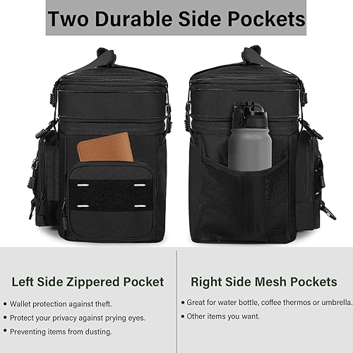 Miniatura 2 de Lonchera táctica expandible, bolsa enfriadora de almuerzo con aislamiento XL, resistente a prueba de fugas, para hombres y adultos, trabajo,