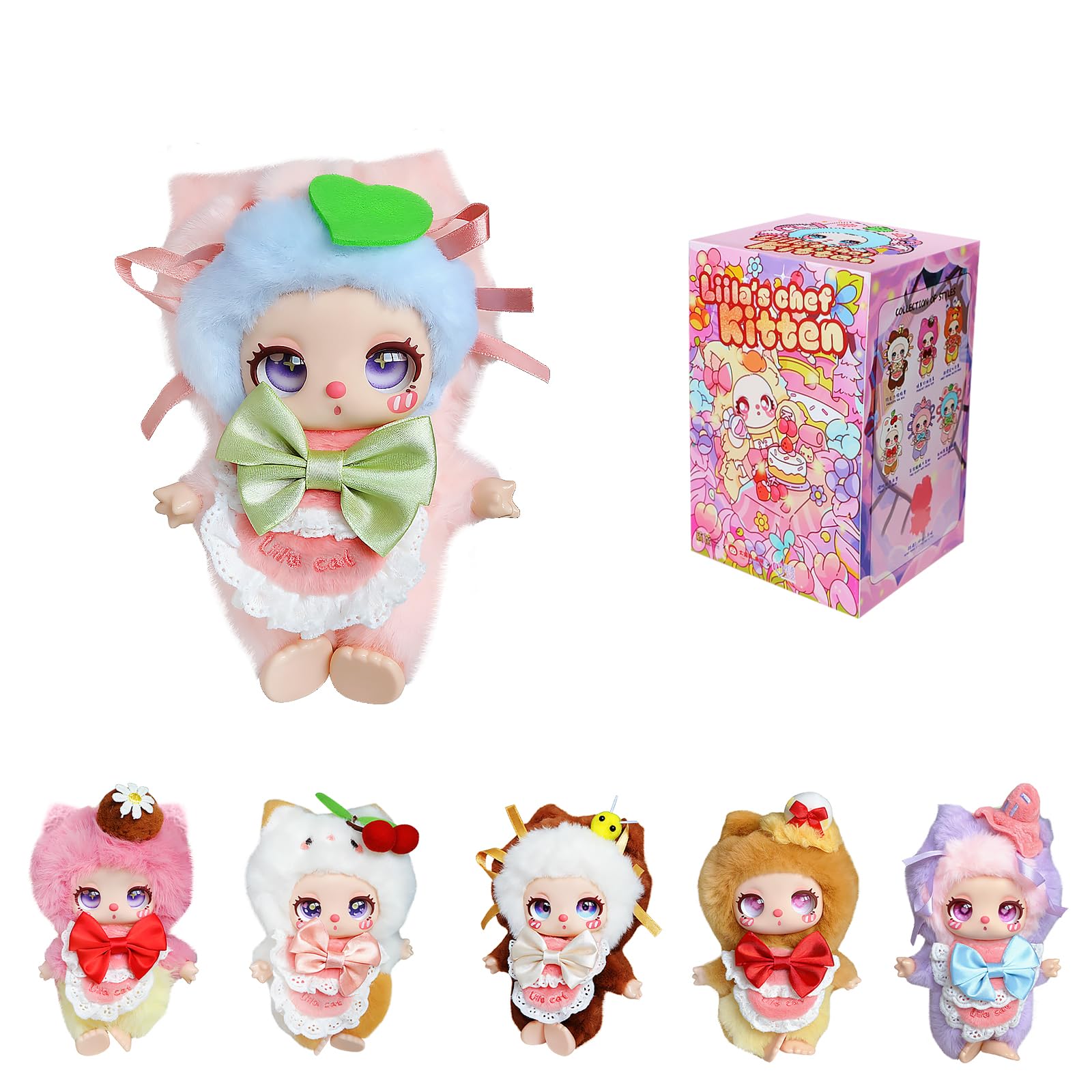 Amazon.com: Nuatpetin Liila's Chef Kitten Series Vinyl Plush Blind