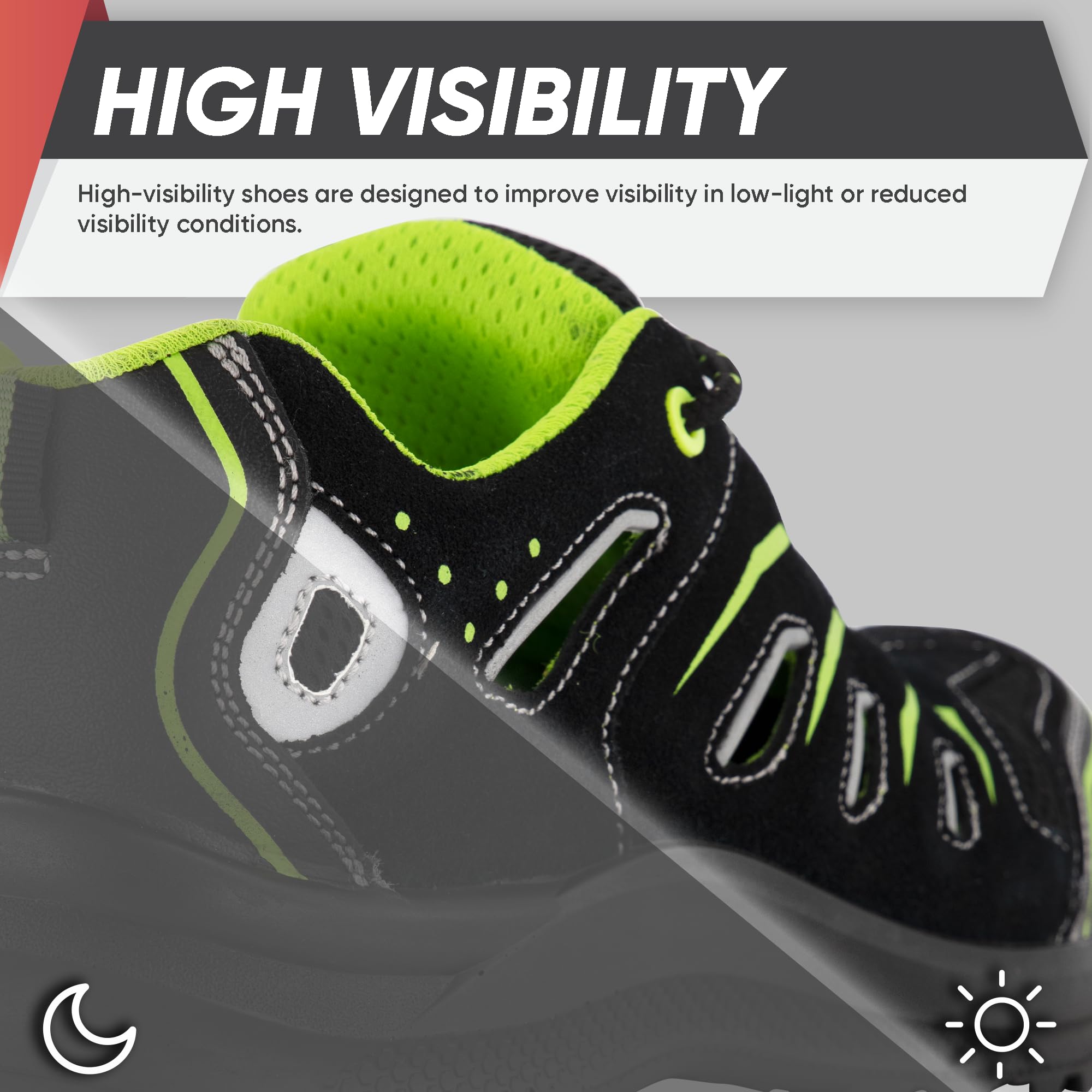 BWOLF Hawaii S1P Scarpe da Lavoro Estive Scarpe Antinfortunistiche Uomo Scarpe Antinfortunistiche Donna con Tecnologia 4x4 Grip e Cappuccio