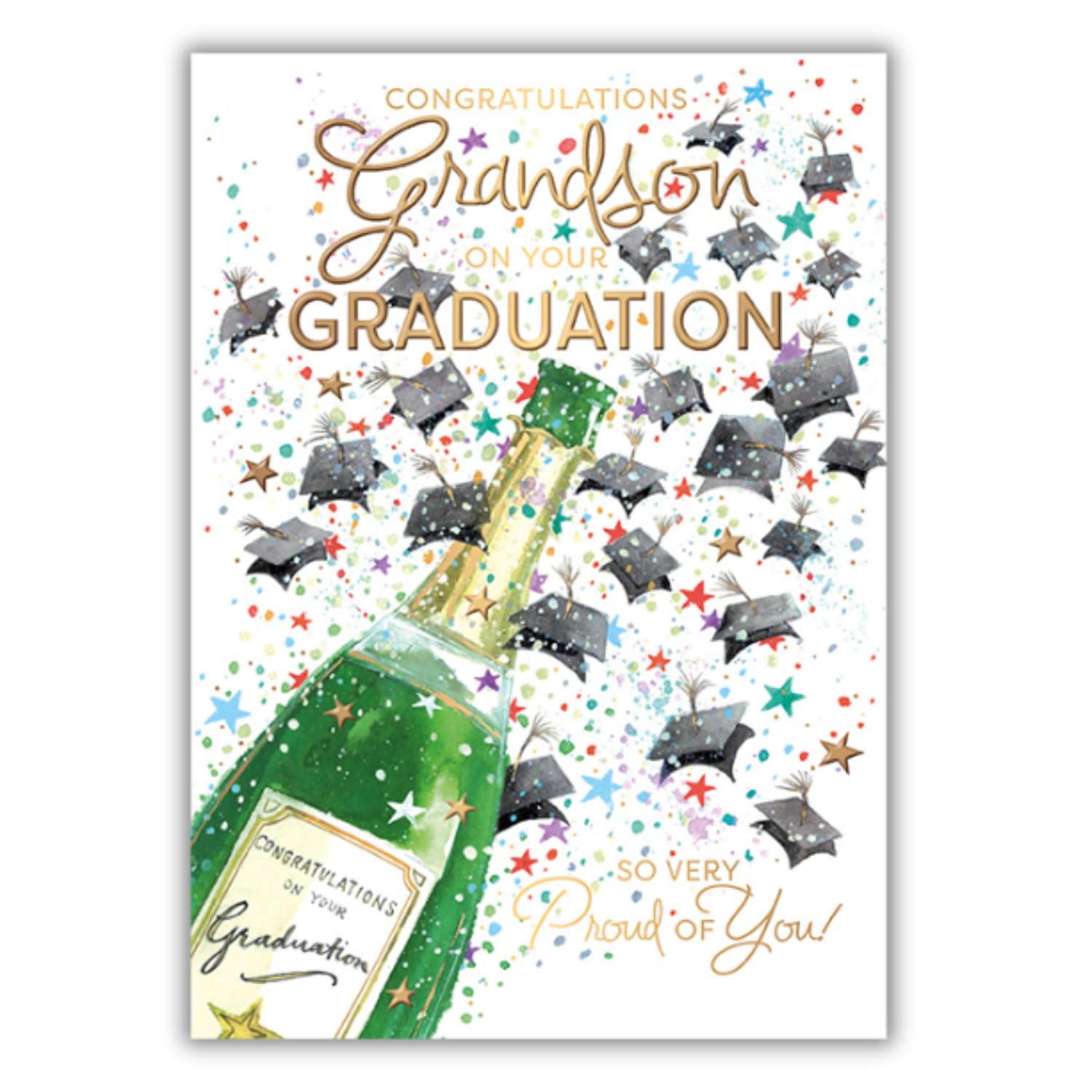 Biglietto Di Auguri In Metallo Per Laurea 2025 Per Nipote, Portafortuna Portafogli Con Incisione - 3