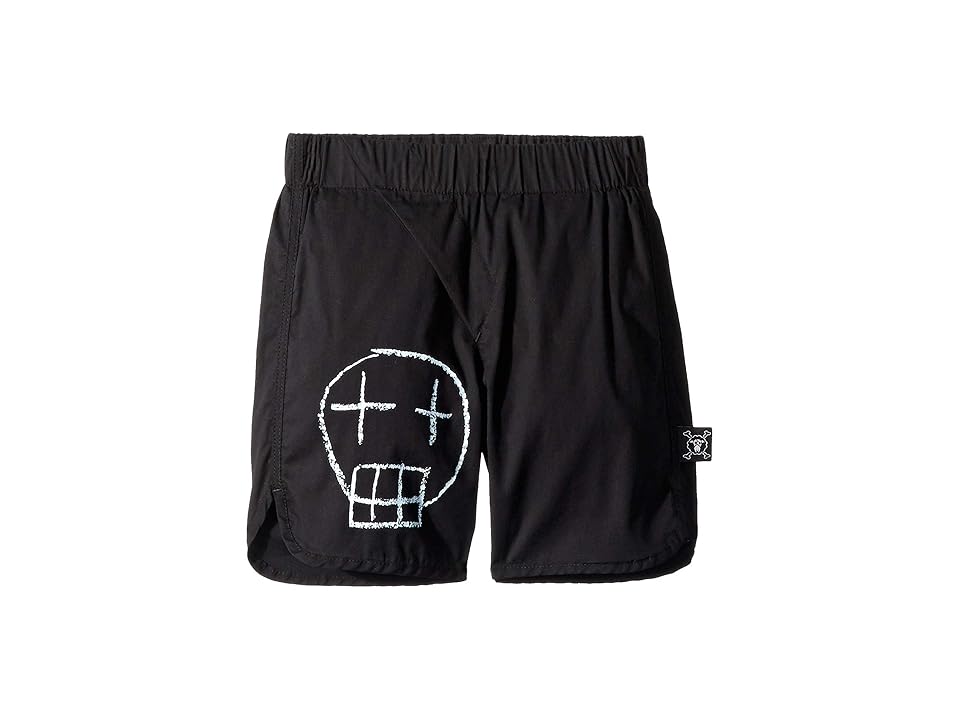 

Nununu Sketch Skull Surf Shorts (Infant/Toddler/Little Kids) (Black) Boy's Swimwear
