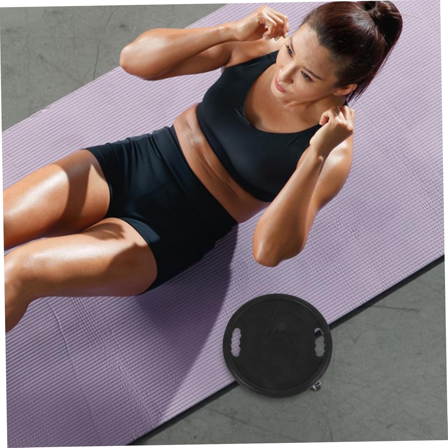 1 Set Belly Plate Fitness Equipment Abdominal Training Plate Fitness Supplies Abdominal Exercise Sliding
