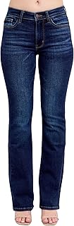 Judy Blue Mid Rise Dark Wash Classic Bootcut, Inseam 32"