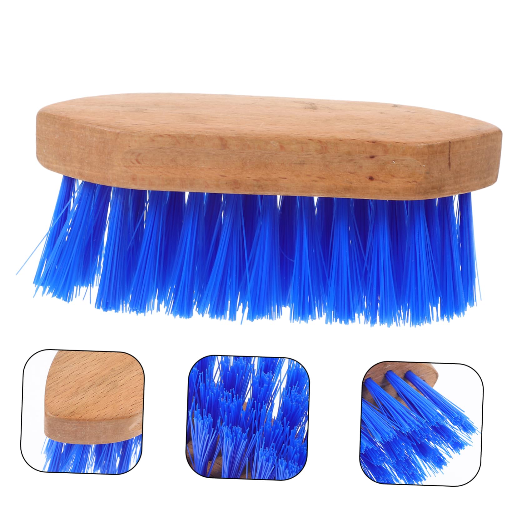 PartyKindom 4 Cepillos Para Caballos Herramienta Para La Muda De Piel Cepillo Para Ganado Raspador De Sudor Cepillo De Crin Cepillo Para El Pelo Cerdas De Caballo Cepillo Para La Muda