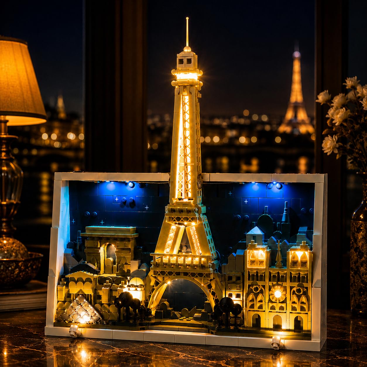 Kit d'éclairage pour 21064 Paris ensemble d'éclairage facile LED - 7