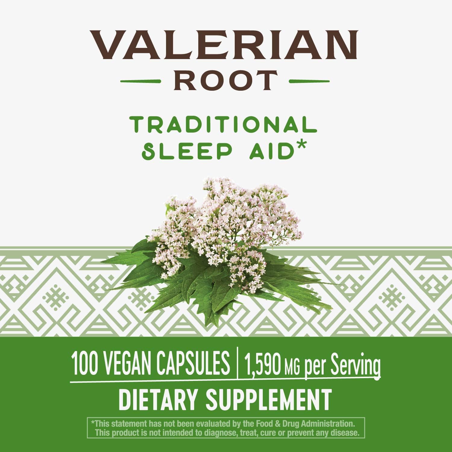 Nature's Way Valerian Root, 530 mg, 100 Capsules, : Health & Household