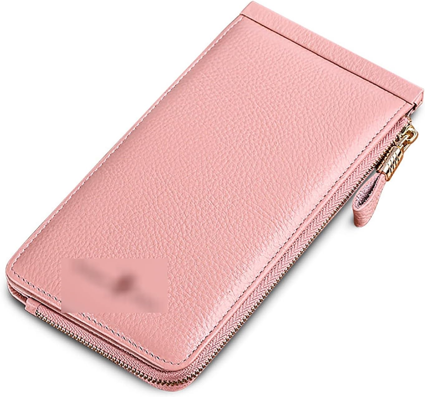 Card Pouch Card Case Men's Leather Multi-Card Slim Wallet Long Large Capacity Card Holder Anti-Theft Card Cases(Blue)