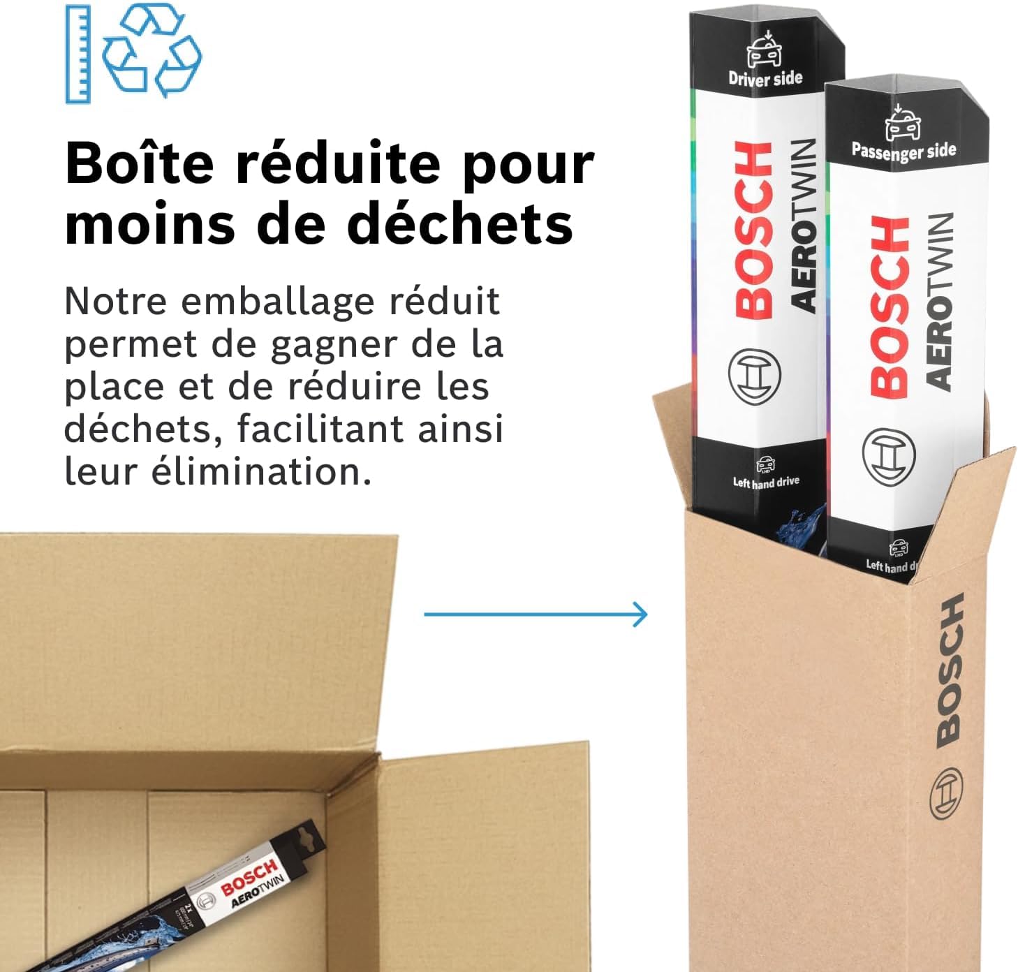 Bosch eA979S Aerotwin Wycieraczka do szyb przednich, długość: 600/475 mm, zestaw do przedniej szyby