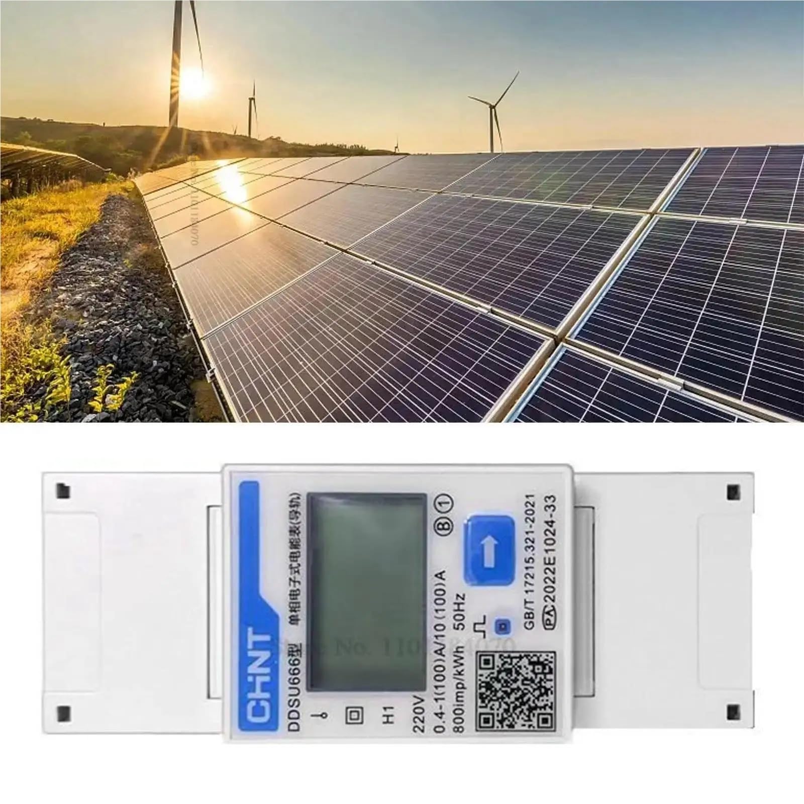 1 szt. DDSU666 jednofazowy na szynie DIN 100A 80A CT RS485 Modbus dwukierunkowy przetwornik mocy Smart Energy Licznik energii elektrycznej(DDSU 80A Modbus)