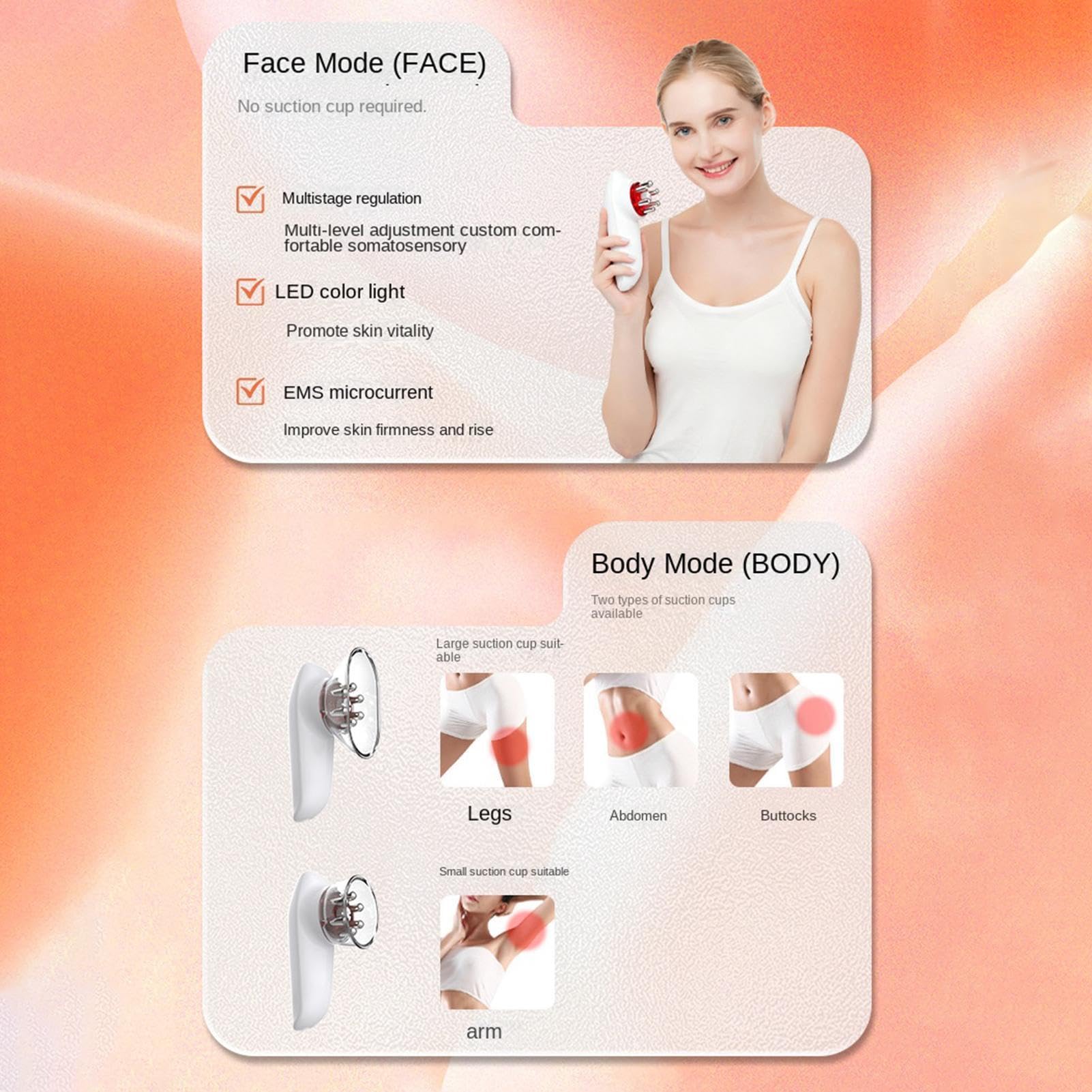Macchina Modellatrice Corpo Stimolatore Rassodante EMS A Luce Rossa | Macchina Elettrica Per Drenaggio Cellulite Per Pancia Vita Braccia Gambe Schiena Cosce Fianchi Uso Domestico Viaggio Spa