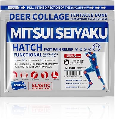 6 Heat Patches 8 Hour Deep Hot Suitable for Knee, Back, Neck, Shoulder, Joint & Muscle Soreness, Long Lasting Soothing Strips