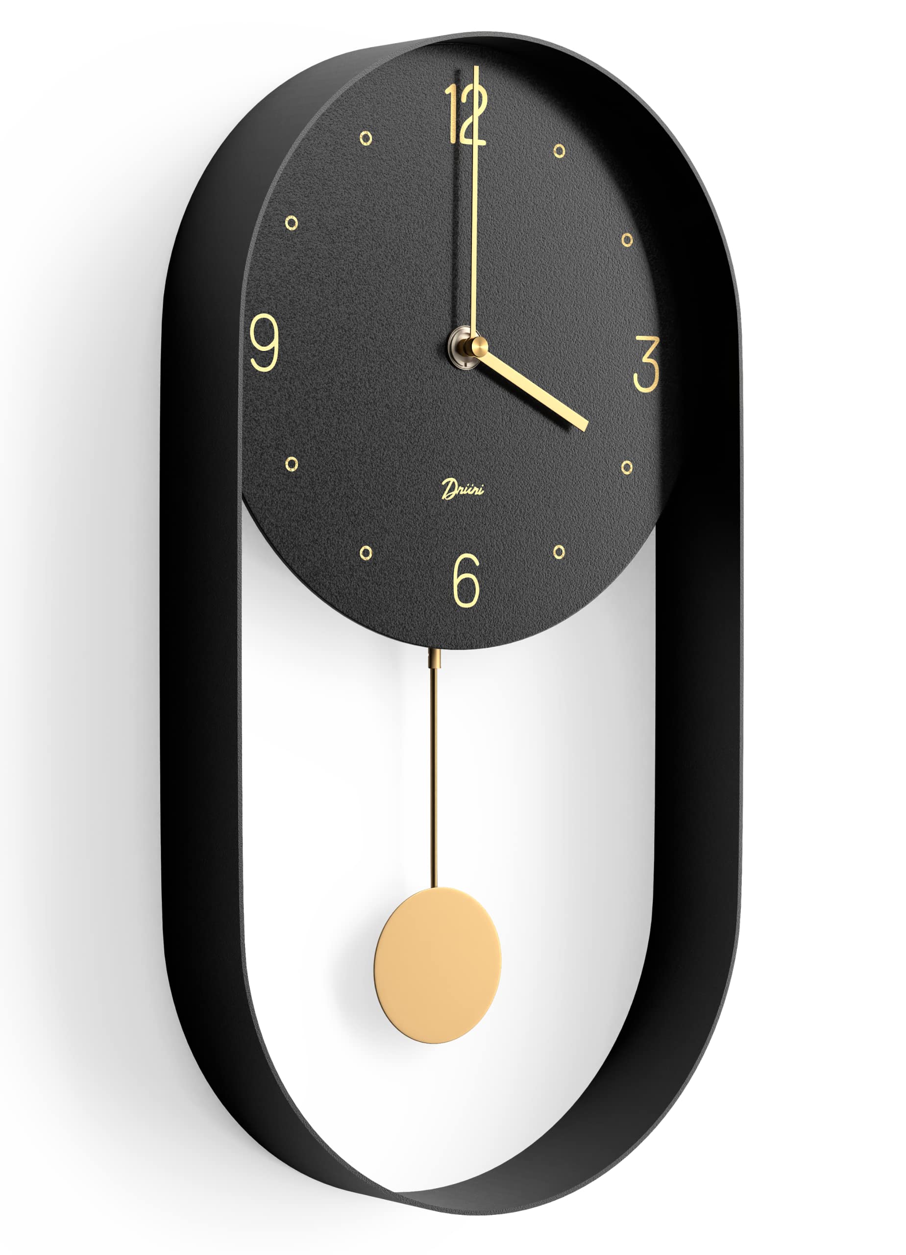 buy-driini-modern-pendulum-wall-clock-decorative-and-unique-metal