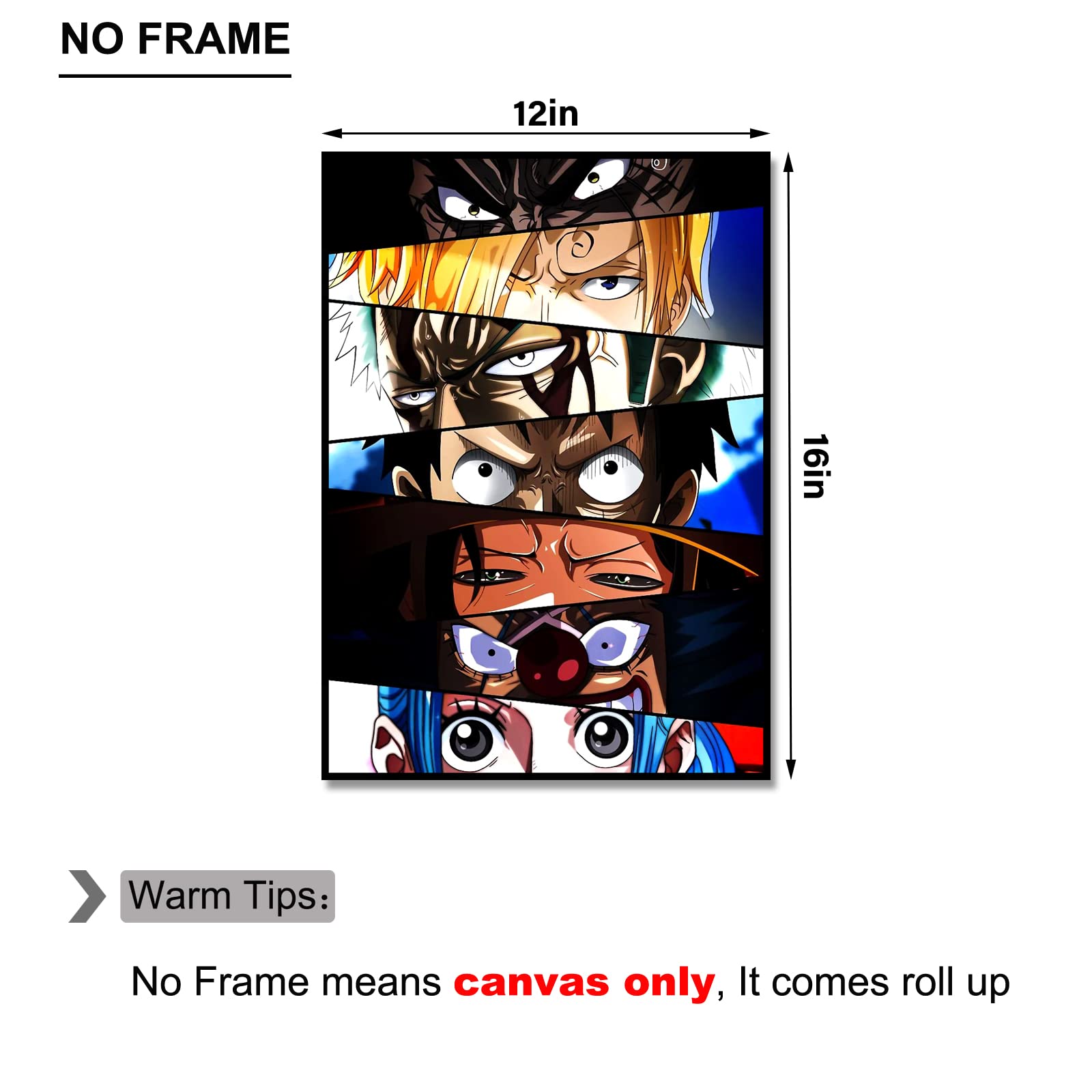 Amazon.com: Anime One Piece Poster Luffy Zoro Nami Usopp Sanji