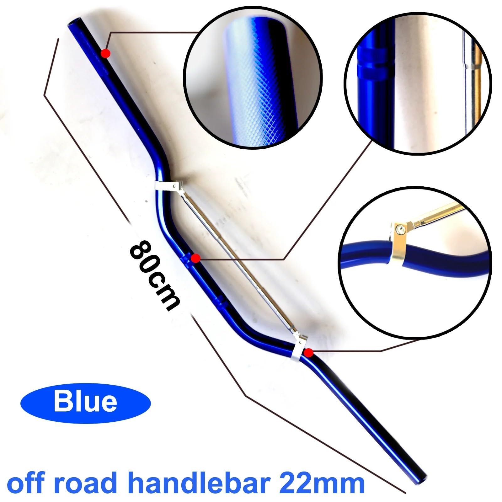 manubri moto alti manubri moto per naked Manubrio Off Road 22mm Dirt Pit Bike 7/8"