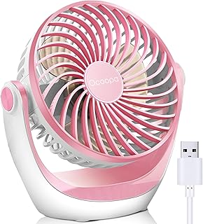 Ventilateur USB silencieux : avis, prix et où acheter en 2026 ❄️ OCOOPA Ventilateur de Bureau USB Silencieux Portable - Mini Puissan...