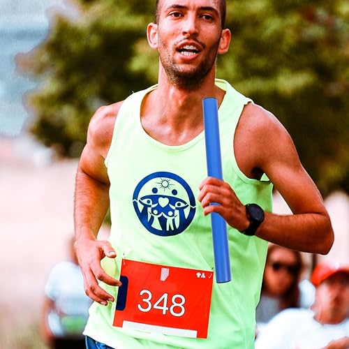 Miniatura 3 de 5 unidades de relé compactos para carreras, palos de retransmisión de pista para competiciones escolares y deportes al aire libre, accesorios y