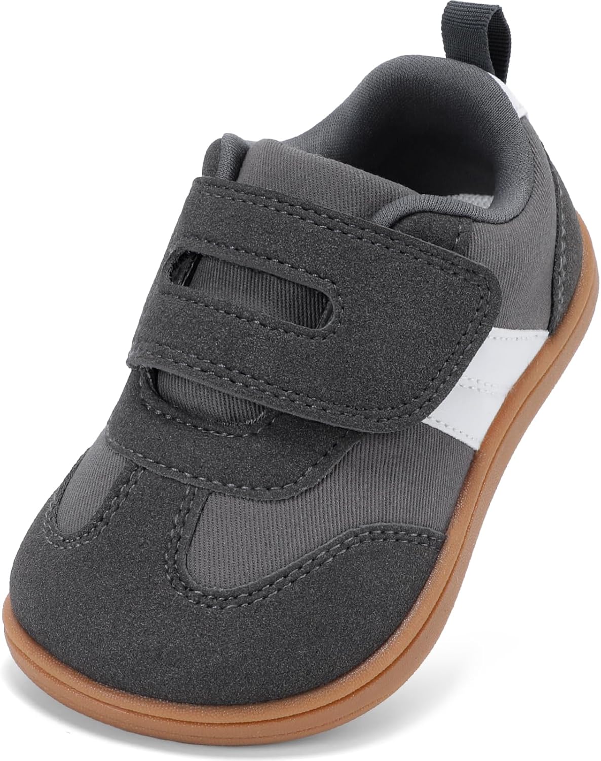 Toddler Barefoot Shoes,Boys and Girls First Walking Shoe with Hook and Loop Breathable Lightweight Non-Slip Baby Sneakers