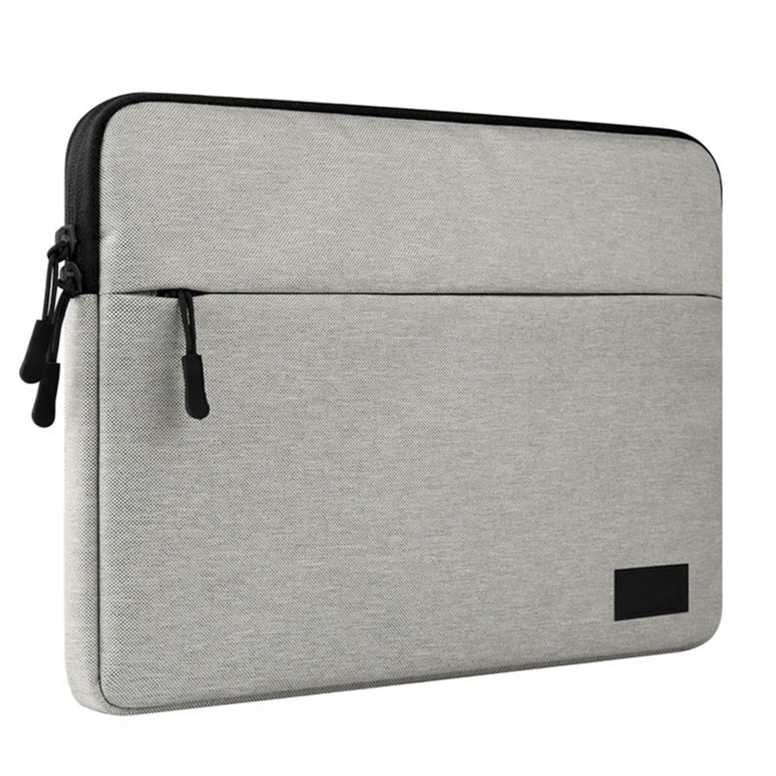 Borsa for laptop 11 12 13 14 15 for computer con vescica interna in denim da,6 pollici per Computer Compatibile(Light grey,13 inch)