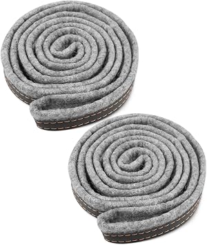 2 Pcs 280114 PS970088 697694 Dryer Drum Felt Seal Replacement for Whirlpool Kenmore Maytag KitchenAid Amana Crosley Dryers Part, 1065278 W10521118 W10166807 W10116343 3403265