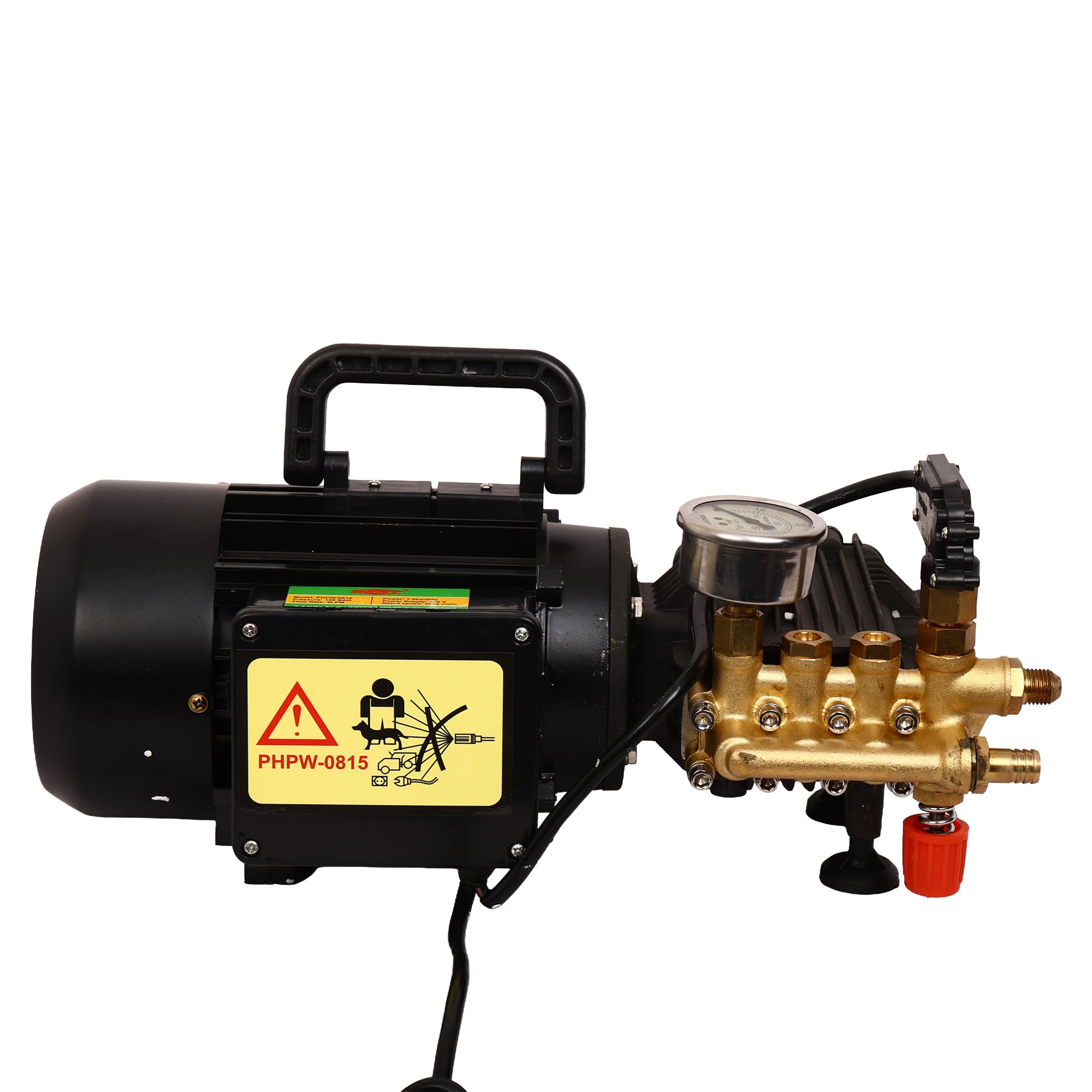Hyco Commercial Car Washer 3HP Copper Winding 150Bar 12L/min | Stand Type, Brass Pump Head, Pressure Gauge Included, High-Pressure Hose & Gun, Electric Powered-image-44