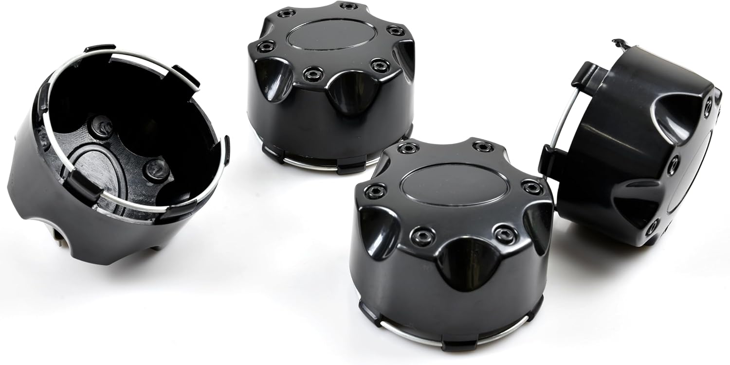 Flat Center Cap for Polaris RZR XP XP4 1000 14-23, Ranger XP 1000/Crew 18-25 Accessories, Tire Wheel Hub Caps Center Covers(Only fit for original 14 inches wheels, Replace #1521509-521, 4PCS)