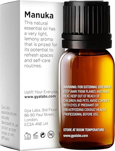 Miniatura 2 de Gya Labs - Aceite esencial de manuka, promueve uñas saludables y suaves, piel libre de espinillas, 0.3 fl oz, aceites esenciales de manuka natural