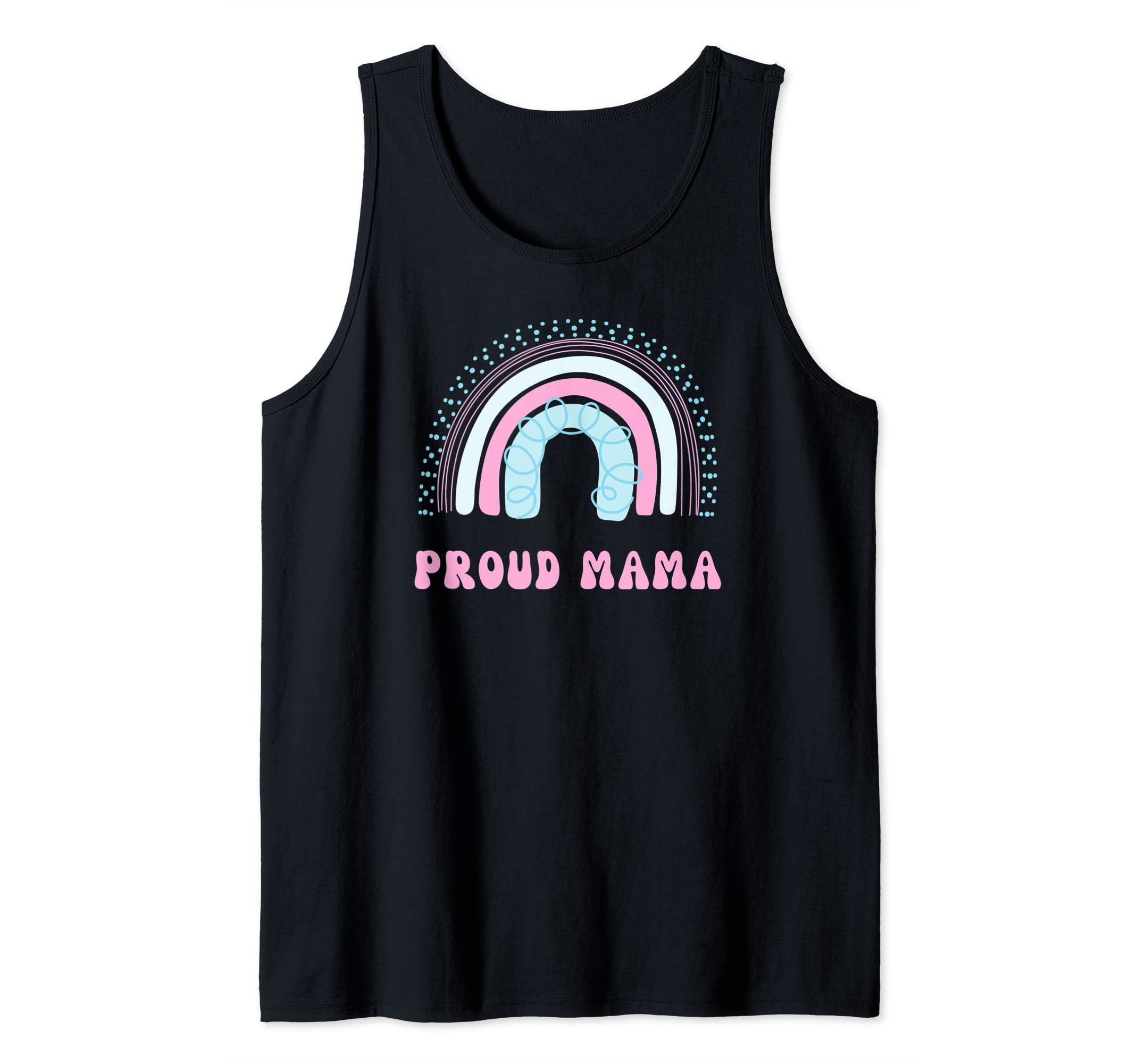 Proud Mama Trans Transgender LGBT LGBTQ Mom Gay Pride Tank Top