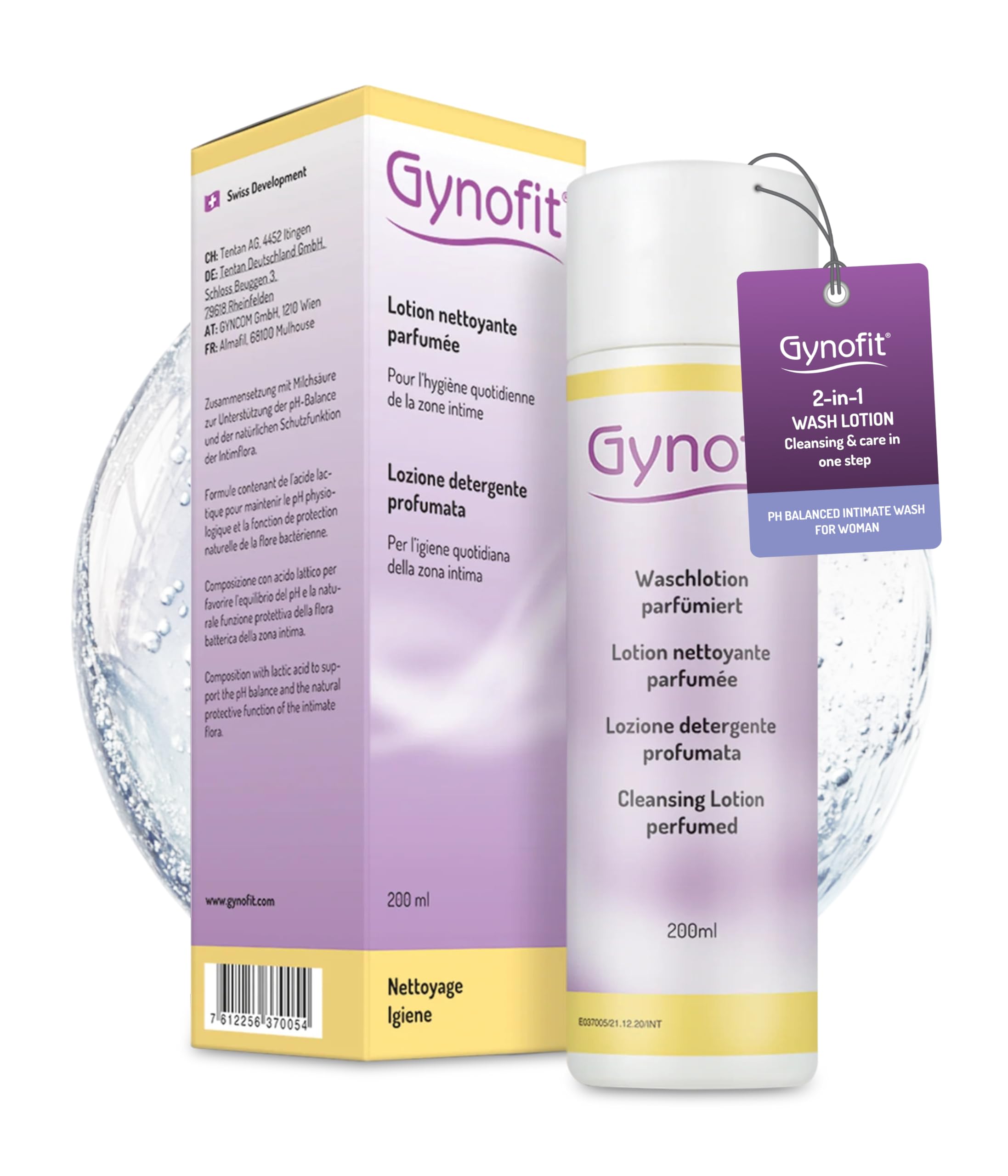 Cleansing Lotion (perfumed) – Ensures balanced pH value for Vaginal Health – Protects the Vaginal Skin from drying out & prevents irritation – suitable for long-term, daily use (6.76 Fl Oz)