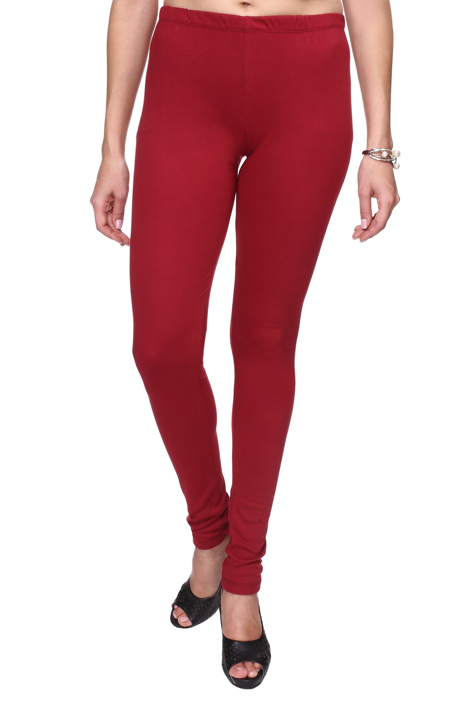 TRASAUltra Soft Cotton Churidar Solid Regular and Plus 35 Colours Leggings for Womens and Girls- Sizes :- M, L, XL, 2XL, 3XL, 4XL, 5XL, 6XL