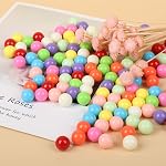 12mm Jeu de remplacement de billes de marbres boules,120pcs Balles de jeu en acrylique couleur solide pour les vérificateurs chinois, jeu de conseil, jeux de perles de pluie, coloriage de jouets, jeux en marbre (10 Couleurs)