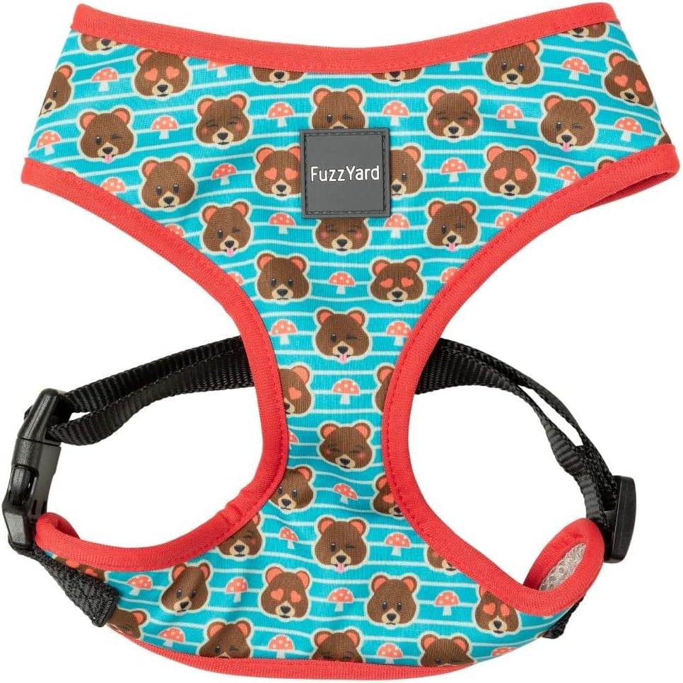 FuzzYard Fuzz Bear Teddy Bear Dog Premium Vest Harness with Adjustable Straps (Large)