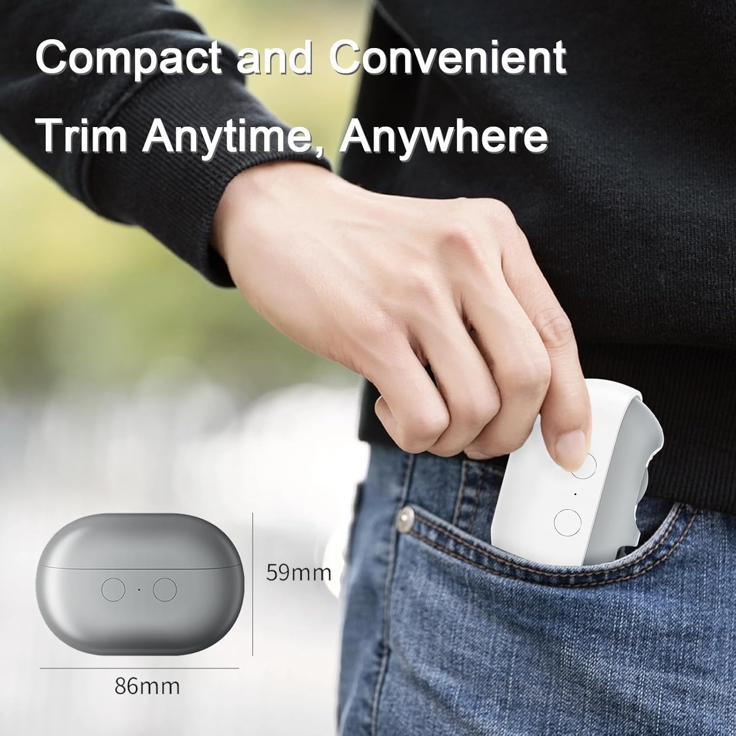 Easy Clip Smart Nail Clipper, Easyclip, 2025 Upgraded 3-in-1 Automatic Nail Trimmer with LED Light and Clip Storage, Safer for Infants, The Elderly, and Adults