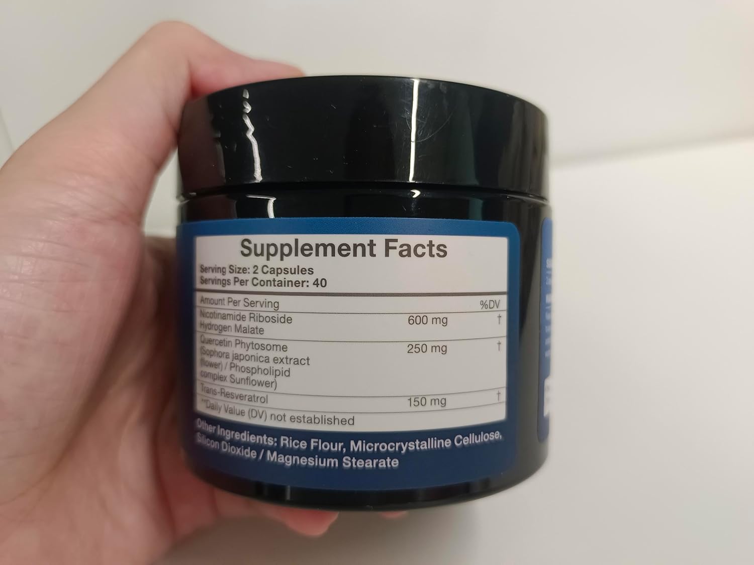 NAD+ Supplement 1000mg - Nicotinamide Riboside (NR) and Resveratrol, Liposomal NAD of Pure Organic Ingredients for Women & Men Healthy Aging, Brain and Cellular Energy, 80 Capsules - Image 7