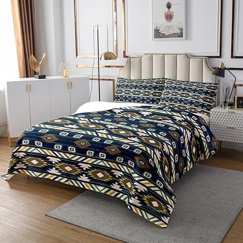 Vista 37 de Erosebridal Ethnic Tribe Feather Coverlet Set Geometric Aztec Bedspread,Western Quilted King African Tribe Arrow Retro Vintage Exotic Geometric
