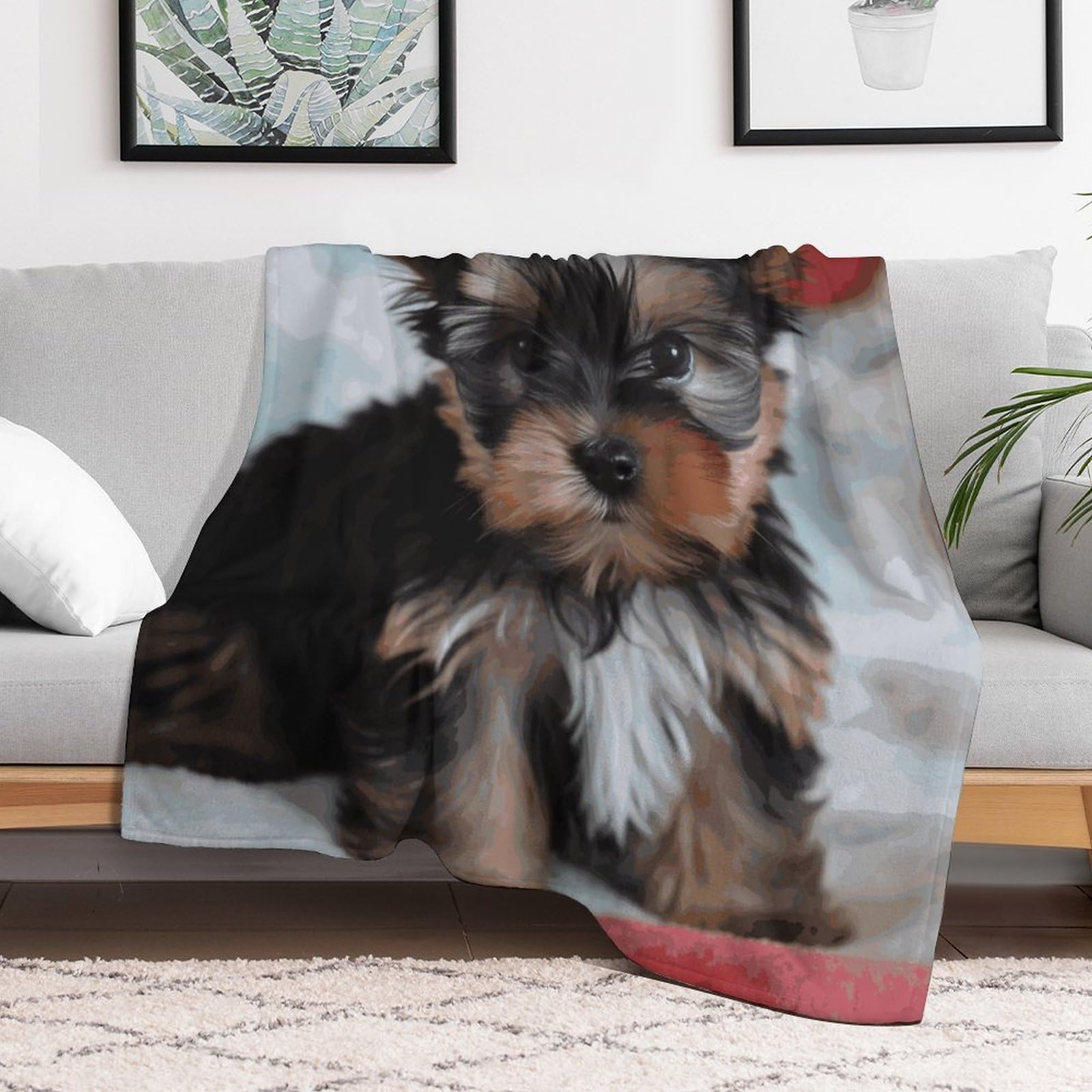 Couverture polaire anti-froid jeté de canapé lavable pour l'hiver