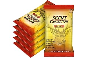 Timgle Scent Killer Dryer Sheets - Eliminate Odor for Deer Hunting