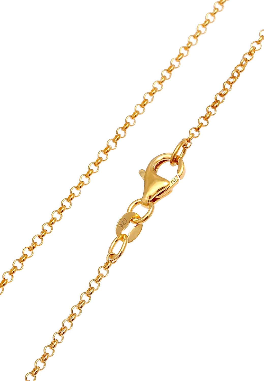Kuzzoi Men's Silver Necklace with Coin Pendant Round (25 mm) Necklace for Men in 925 Sterling Silver Gold-Plated Golden Chain with Antique Coin - Image 5